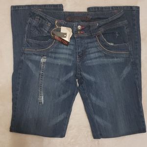 BLUE FIRE JEANS Bootcut Blue Jeans sz 30